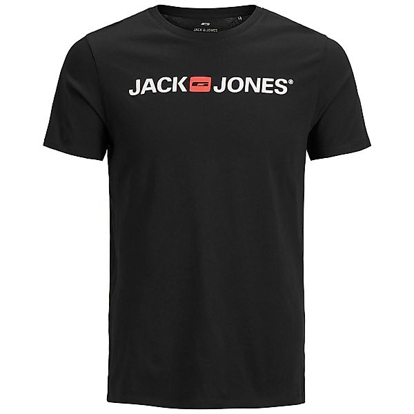 Jack&Jones T-Shirt mit Label-Print Farbe schwarz Größe: 8XL günstig online kaufen