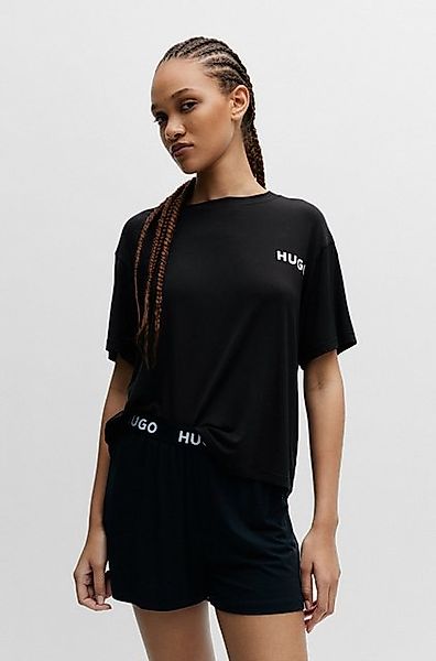 HUGO Rundhalsshirt UNITE_T-SHIRT mit Logo-Print günstig online kaufen