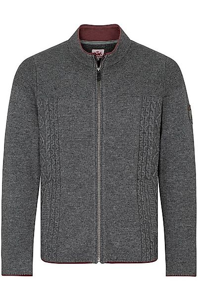 Spieth & Wensky Trachtenstrickjacke Strickjacke Herren - ROGAN - dunkelblau günstig online kaufen