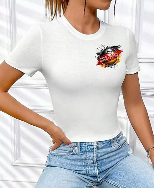 RMK T-Shirt Damen Shirt Top Trikot Fan Fußball Deutschland Germany EM WM 20 günstig online kaufen