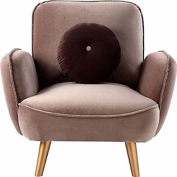 ATLANTIC home collection Sessel »Ben«, mit Welleunterfederung, inkl. Dekoki günstig online kaufen