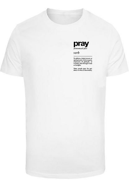 MisterTee T-Shirt MisterTee Herren Pray Definition Tee (1-tlg) günstig online kaufen
