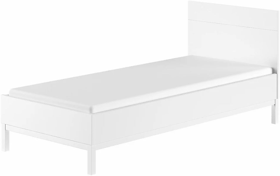 Vipack Einzelbett "in gradlinigem Design, glattem Kopfteil und pflegeleicht günstig online kaufen