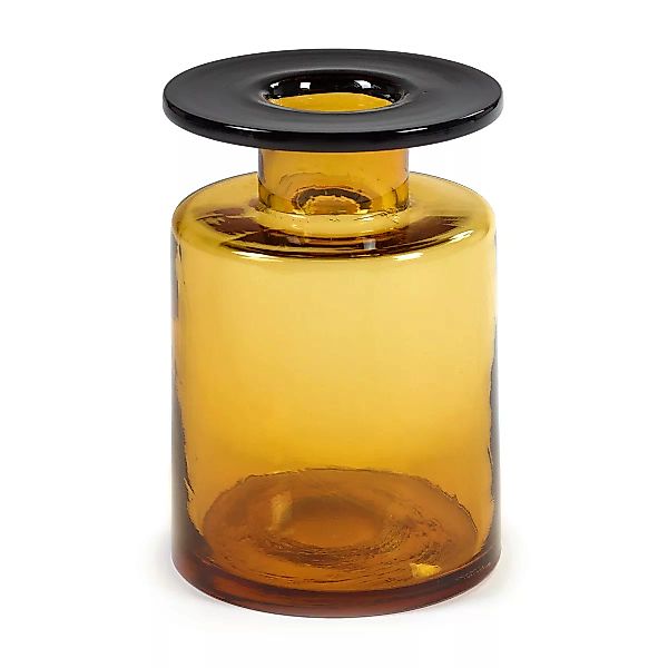 Wind & Fire Vase 27cm Amber-black günstig online kaufen