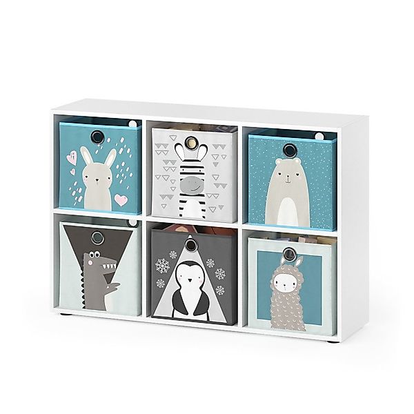 Vicco Bücherregal, Weiß, 72 x 107 günstig online kaufen