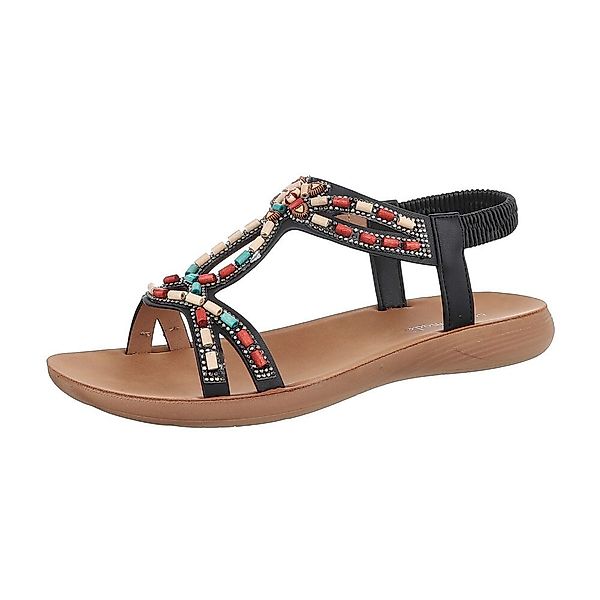 Ital-Design Damen Freizeit Riemchensandalette (86345022) Flach günstig online kaufen