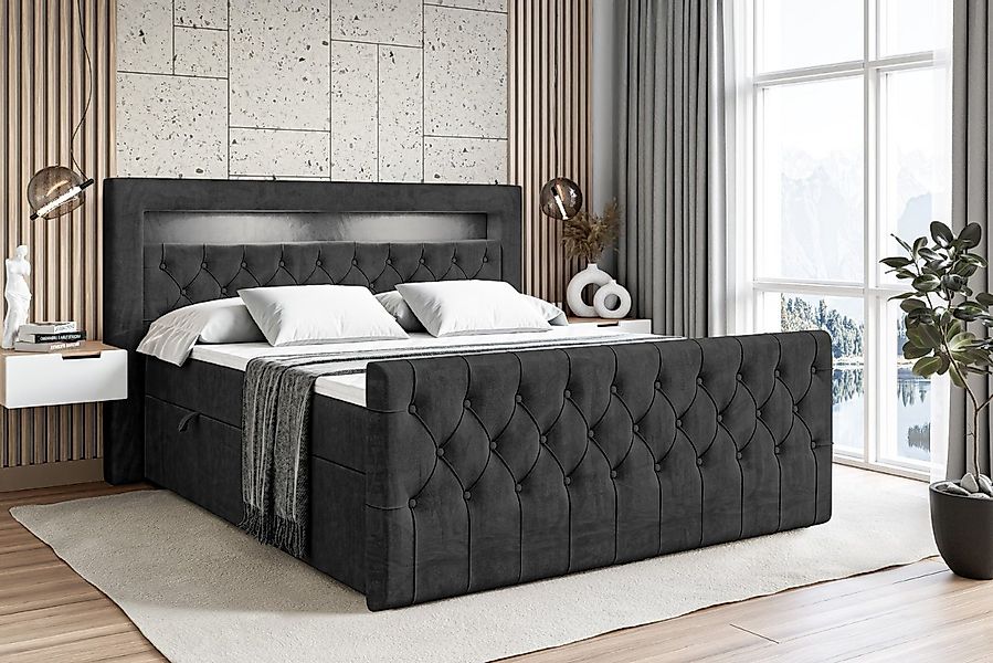 ALTDECOR Boxbett AURORA (Multipocket-Matratze H4. H3 Matratze Bonellfederun günstig online kaufen
