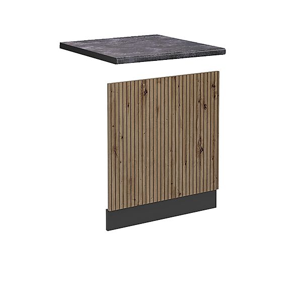 Vicco Frontblende R-Line Geschirrspüler Fronttür Artisan-Eiche/Anthrazit 45 günstig online kaufen