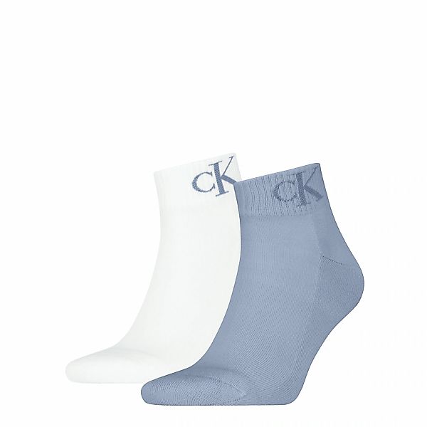 Calvin Klein Jeans Kurzsocken "CKJ MEN QUARTER 2P MONOGRAM", (2 Paar, 2 Paa günstig online kaufen