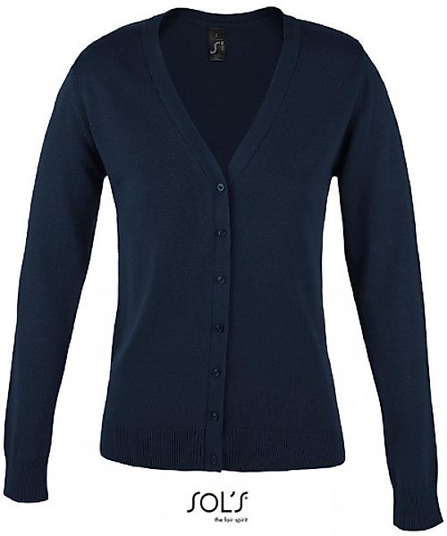 SOLS Cardigan Golden Women V-Neck Knitted günstig online kaufen