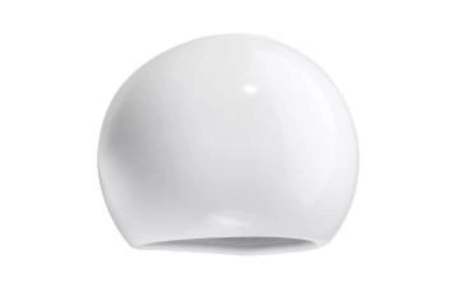 Wandlampe Keramik rund B: 17 cm klein Weiß E27 Up Down günstig online kaufen
