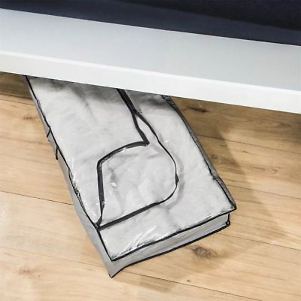 HTI-Living Unterbett Aufbewahrung Unterbettkommode 102 x 45 x 15 cm grau günstig online kaufen