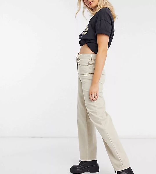 COLLUSION – x014 – Baggy Dad-Jeans im Stil der 90er in Oyster-Waschung-Neut günstig online kaufen