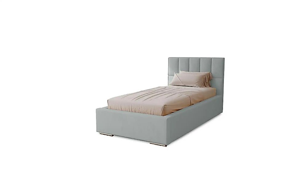 Polsterbett mit Stauraum Draven ¦ silber ¦ Maße (cm): B: 115 H: 100 Betten günstig online kaufen
