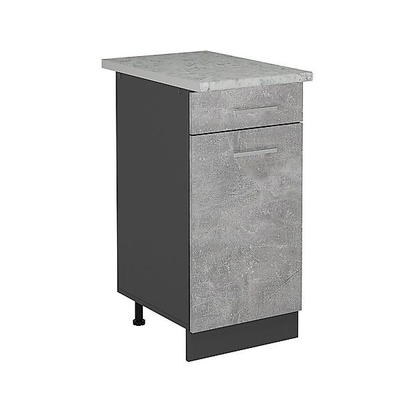 Vicco Unterschrank R-Line, Beton/Anthrazit, 40 cm günstig online kaufen