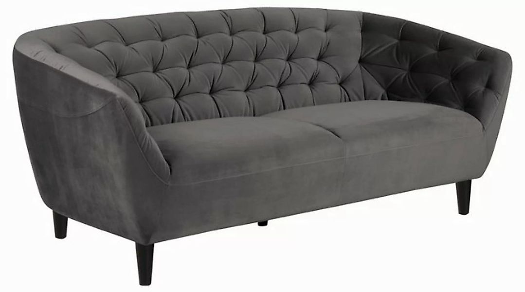 ACTONA GROUP 3-Sitzer "Ria Couch, Sofa,", Samtstoff, Massivholz-Beine, Tasc günstig online kaufen