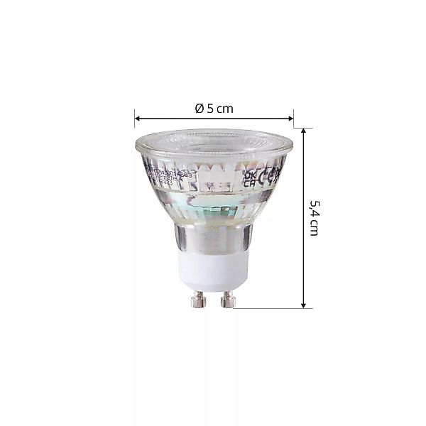 Arcchio LED-Leuchtmittel GU10 2,5W 2700K 450lm Glas 10er-Set günstig online kaufen