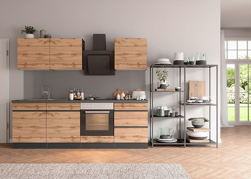 KOCHSTATION Küchenzeile "KS-Riesa", Stellbreite 240 cm, wahlweise mit oder günstig online kaufen