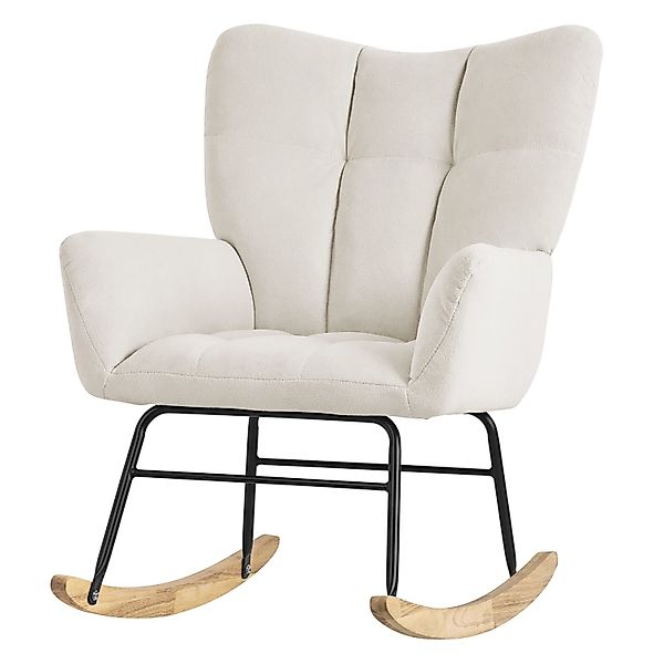 ML-DESIGN Schaukelstuhl Schaukelsessel Ohrenstuhl Relaxsessel Akzentstuhl günstig online kaufen