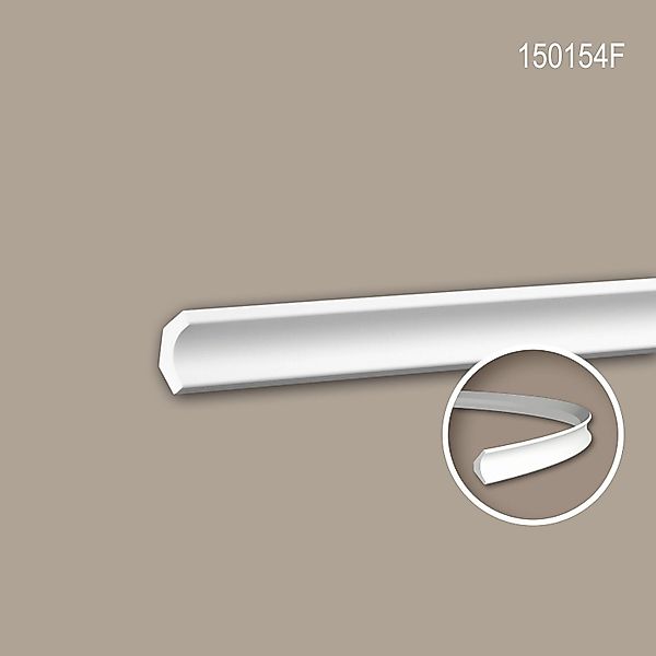 Profhome Flexprofil 150154F flexible Eckleiste Stuckleiste günstig online kaufen
