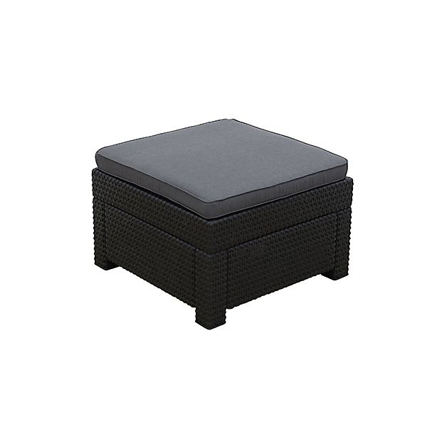 Keter Gartenlounge-Hocker Provence Hocker anthrazit mit günstig online kaufen
