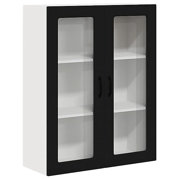vidaXL Küchenwandschrank Schwarz 80 x 31 x 100 cm Holzwerkstoff 885506 günstig online kaufen