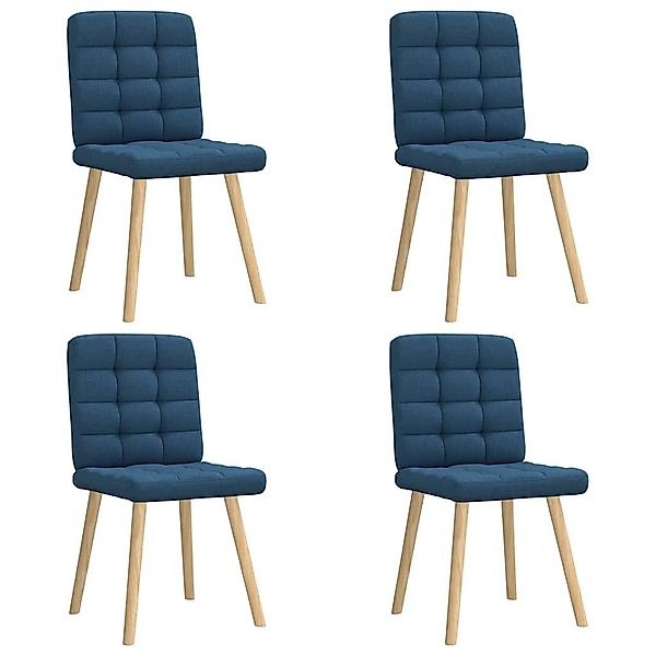 vidaXL Esszimmerstuhl Esszimmerstühle 4 Stk. Blau günstig online kaufen