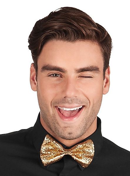 Boland Fliege Fliege glitter gold Auffälliges Accessoire für zahlreiche Kos günstig online kaufen