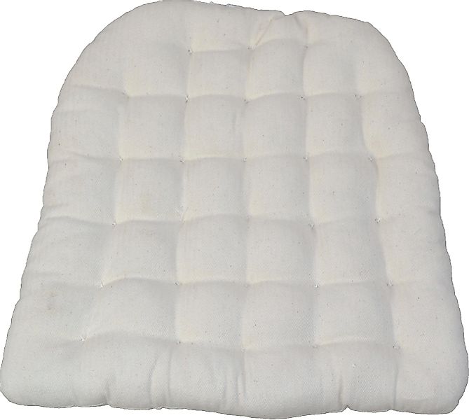 HOFMANN LIVING AND MORE Sitzkissen cremefarbener Stoffbezug günstig online kaufen