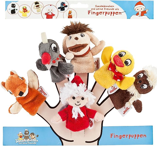 Heunec® Fingerpuppe Sandmann Fingerpuppen 6er-Set (Set, günstig online kaufen