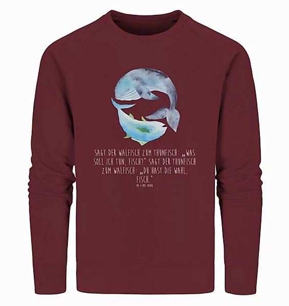 Mr. & Mrs. Panda Longpullover Größe L Walfisch Thunfisch - Burgundy - Gesch günstig online kaufen