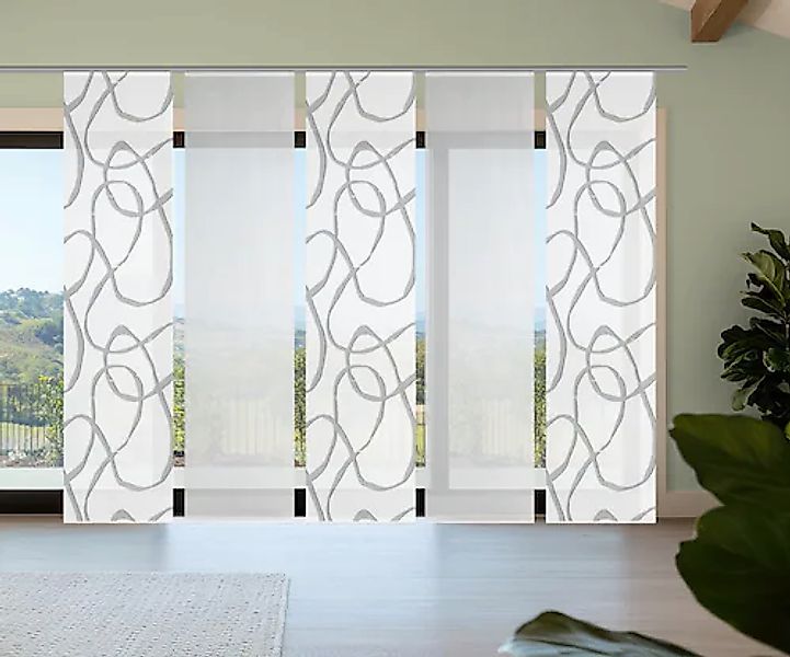 Vision S Schiebegardine »OPHELIA« Paneelwagen 5 Stk. tlg. Schiebevorhang,Ba günstig online kaufen