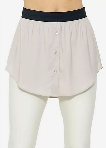 SASSYCLASSY Unterrock Mini Unterrock Damen in Unifarben Blusenrock mit Gumm günstig online kaufen
