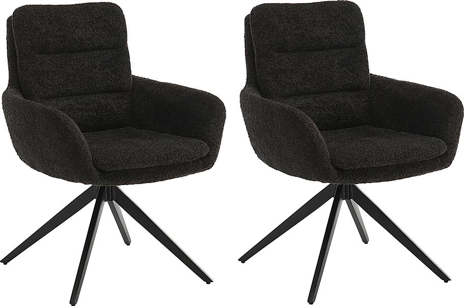 Home affaire Esszimmerstuhl »Taragona«, (Set), 2 St., Boucle, mit unterschi günstig online kaufen