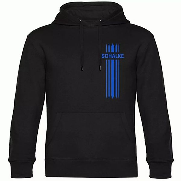 multifanshop Kapuzensweatshirt Schalke - Streifen - Hoodie günstig online kaufen