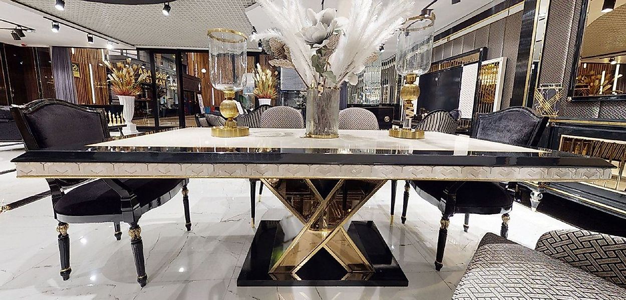 Casa Padrino Esstisch Luxus Art Deco günstig online kaufen