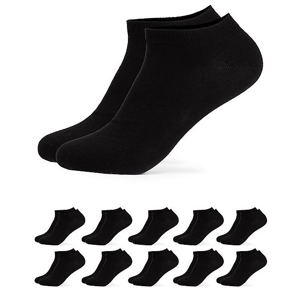 OCCULTO Sneakersocken Herren 100% Baumwolle Sneaker Socken 10er Pack (Model günstig online kaufen