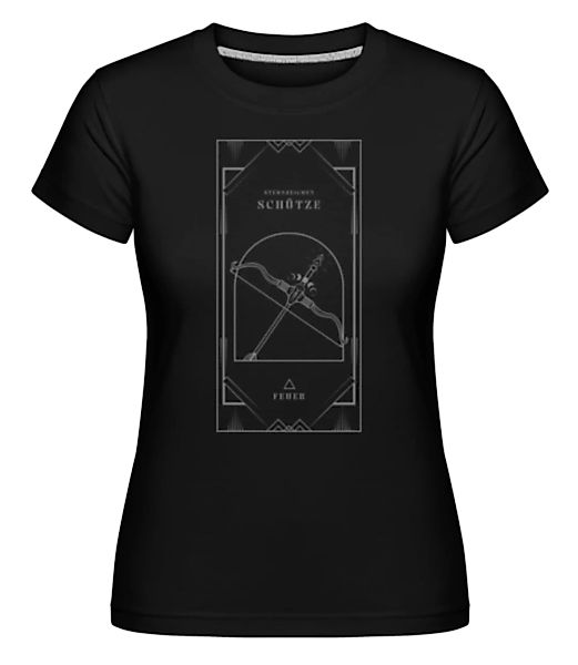 Art Deco Sternzeichen Schütze · Shirtinator Frauen T-Shirt günstig online kaufen