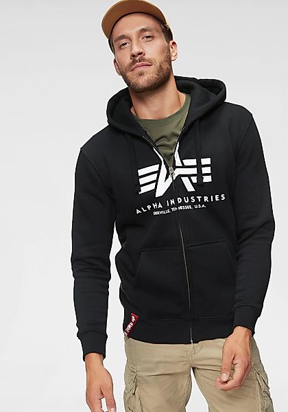 Alpha Industries Kapuzensweatjacke BASIC ZIP HOODY günstig online kaufen