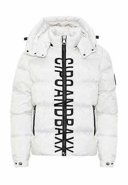 Cipo & Baxx Winterjacke "Winterjacke", mit Kapuze, mit modischen Schriftzug günstig online kaufen