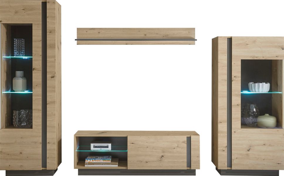 INOSIGN Wohnwand "CLAiR Kombi 21" Set, 4 Stk. tlg. günstig online kaufen