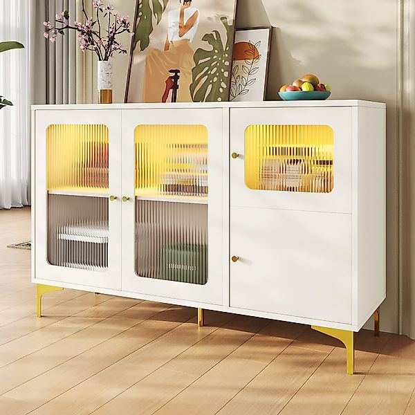 Elegear Sideboard Kommode Sideboard mit 3 günstig online kaufen