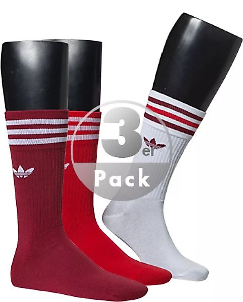 adidas ORIGINALS Solid Crew Sock white-red GN3073 günstig online kaufen