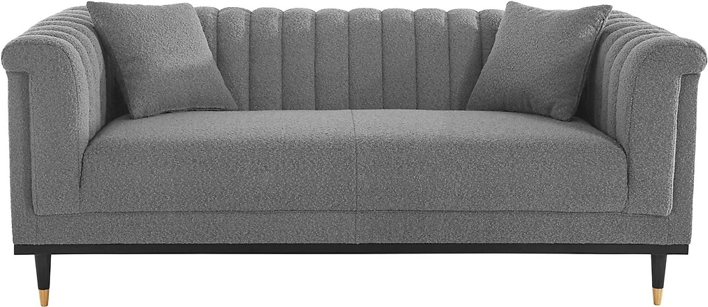 Home affaire 2-Sitzer "Chamby New", im Bouclé-Strukturbezug mit Steppung im günstig online kaufen