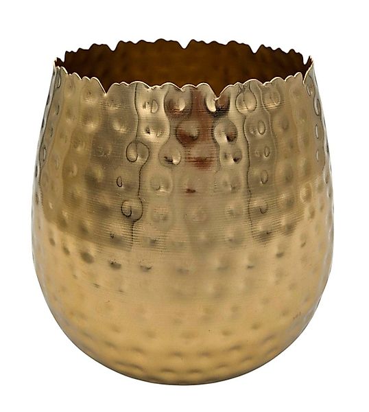 Meinposten Blumentopf Übertopf Vase gold Metall günstig online kaufen