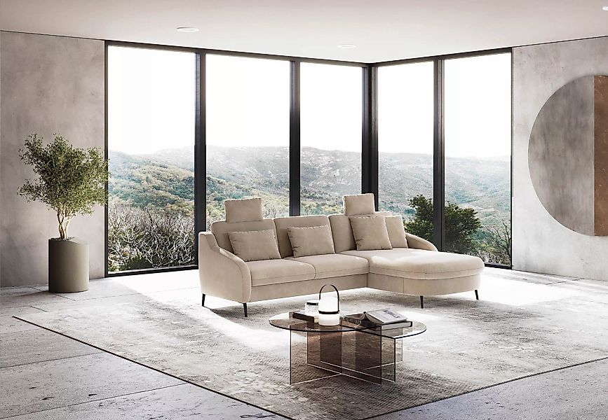 sit&more Ecksofa »Soul L-Form«, wahlweise mit Bettfunktion und Bettkasten o günstig online kaufen