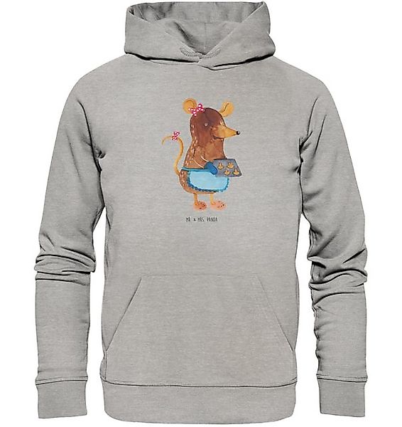 Mr. & Mrs. Panda Hoodie Größe L Maus Kekse - Heather Grey - Geschenk, Winte günstig online kaufen