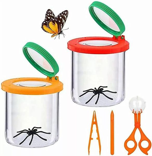 autolock Lupenbrille Becherlupe Lupenbecher Set, 2 Stück Insekten Viewer günstig online kaufen