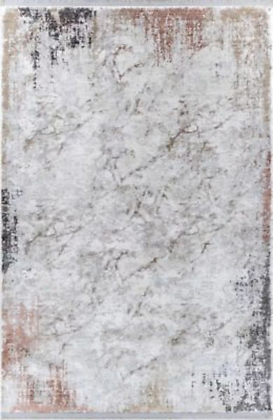 Carpetilla Designteppich Aqua Kurzflor Abstrakt grau Gr. 120 x 170 günstig online kaufen