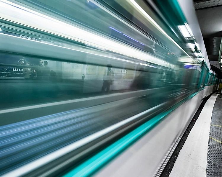 Fototapete "Metro 3 Paris" 4,00x2,50 m / Glattvlies Perlmutt günstig online kaufen